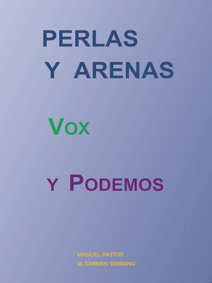 cover image of Perlas y arenas, Vox y Podemos